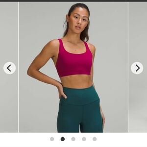 Lululemon Women's Energy Sports Bra - Raspberry Size 6 B/C Cup